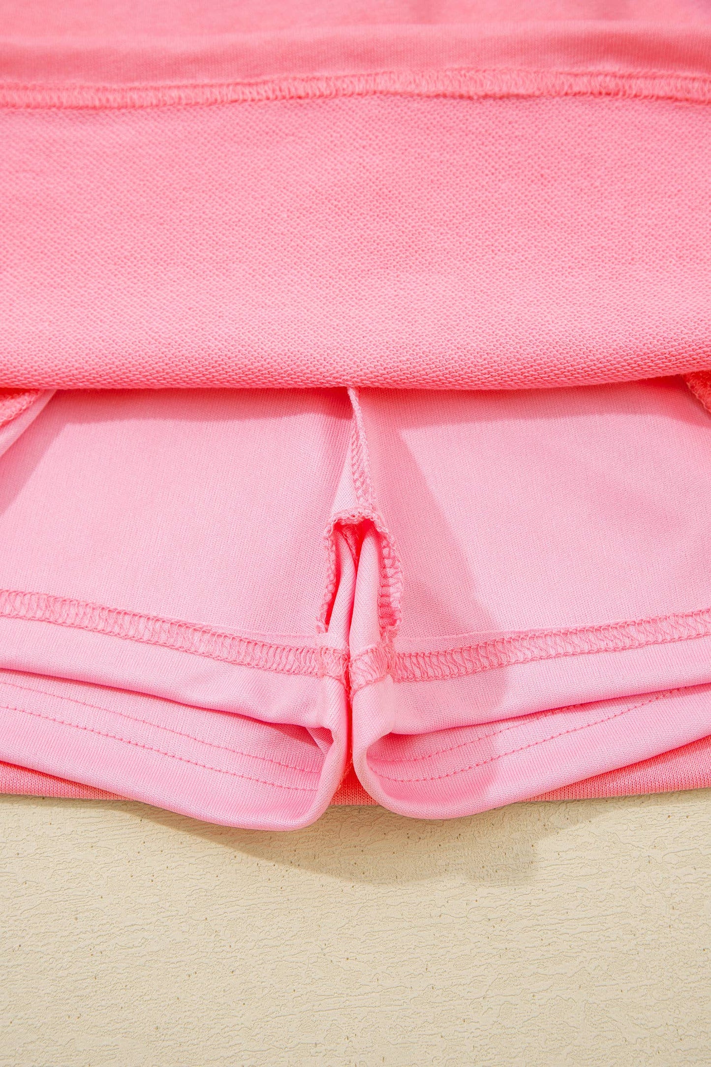 Slim Tank Top Elastic Waist Mini Skort 2pcs Outfit (S-XL)