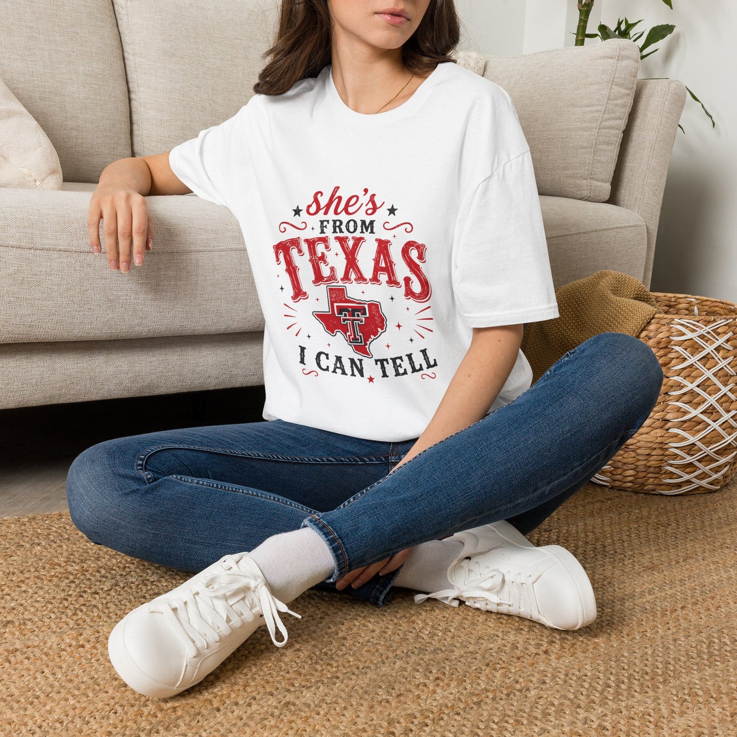 She's from Texas-Texas Tech T-Shirt