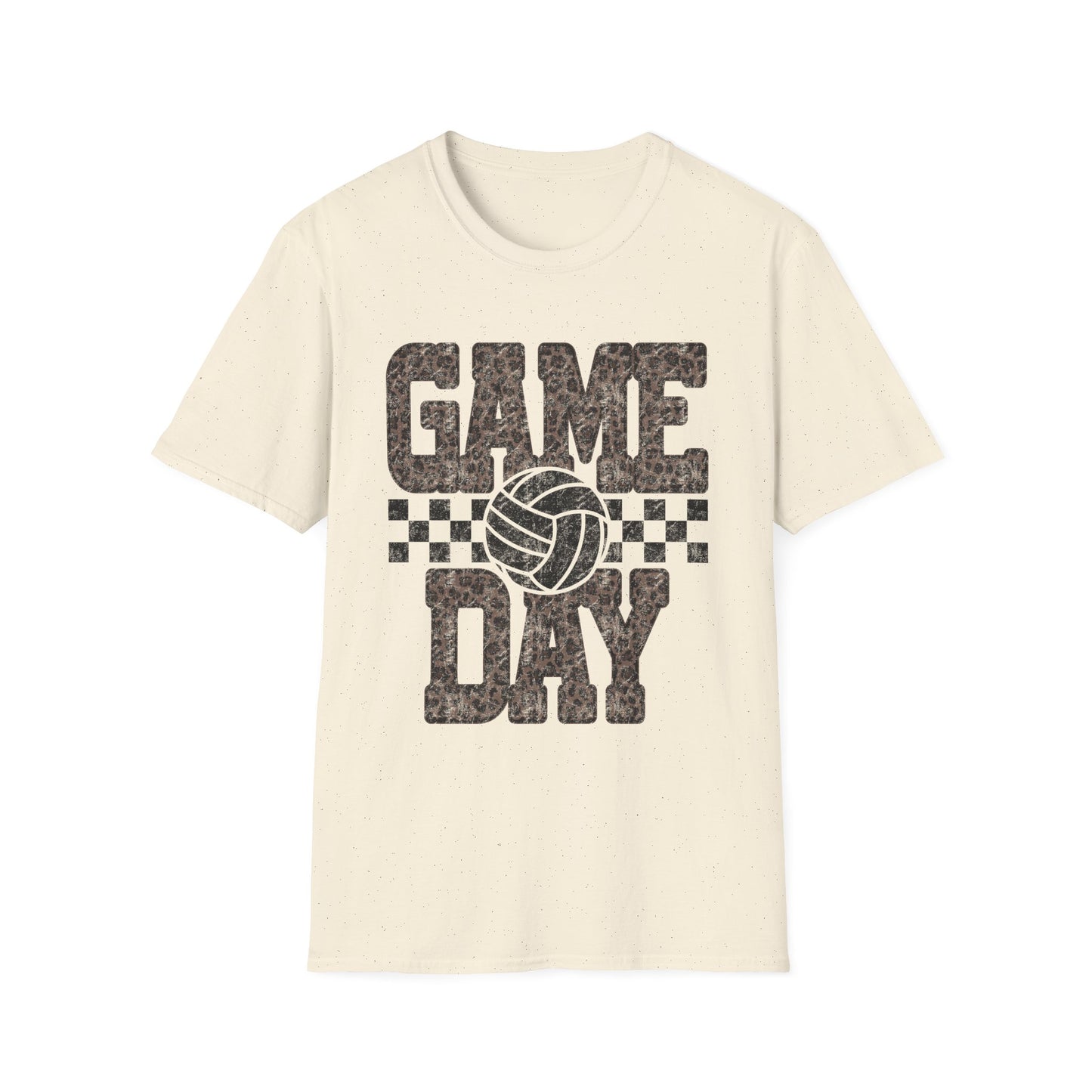 Game Day Vintage Checkered Volleyball Tee