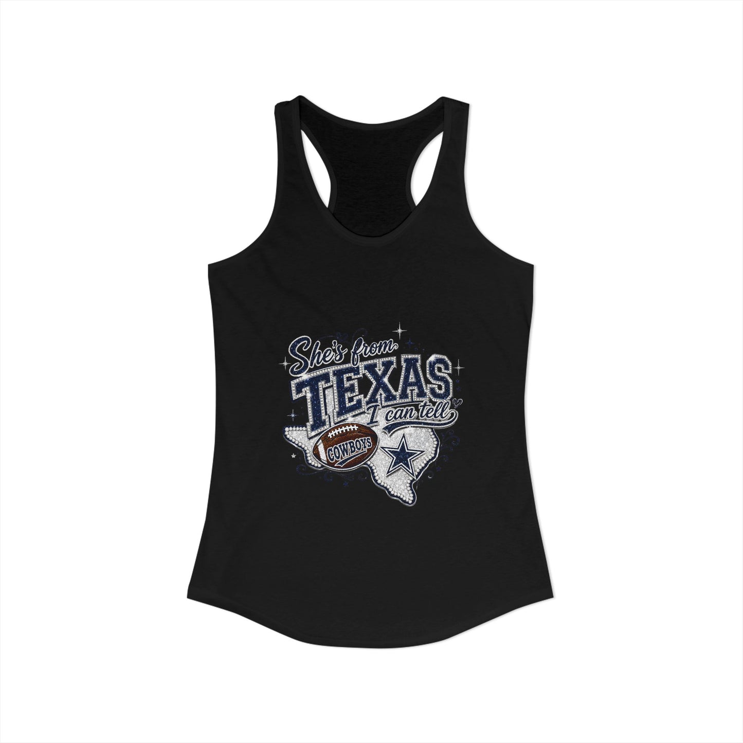 Women's She's From Texas Racerback Tank