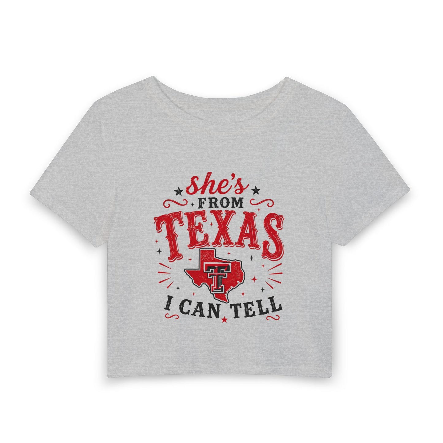 Women's Texas Tech Cropped Tee