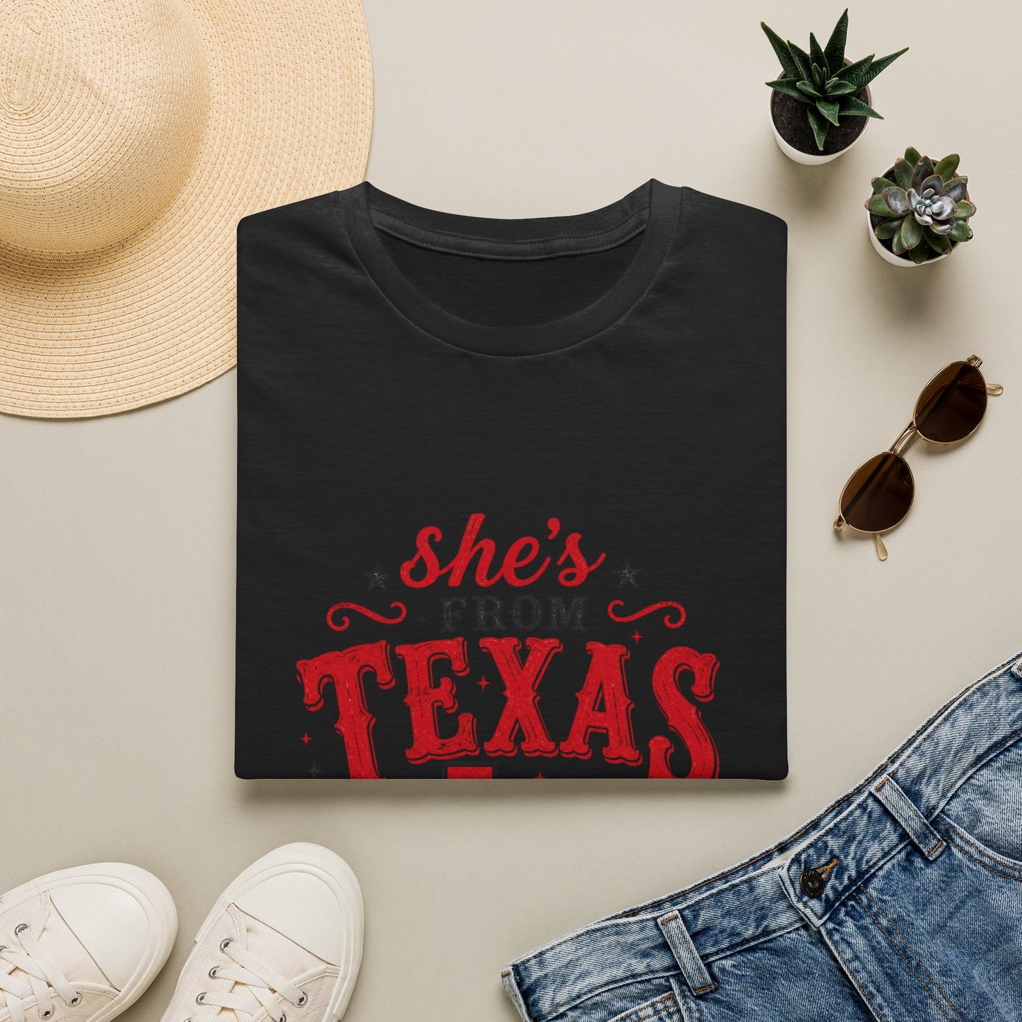 She's from Texas-Texas Tech T-Shirt