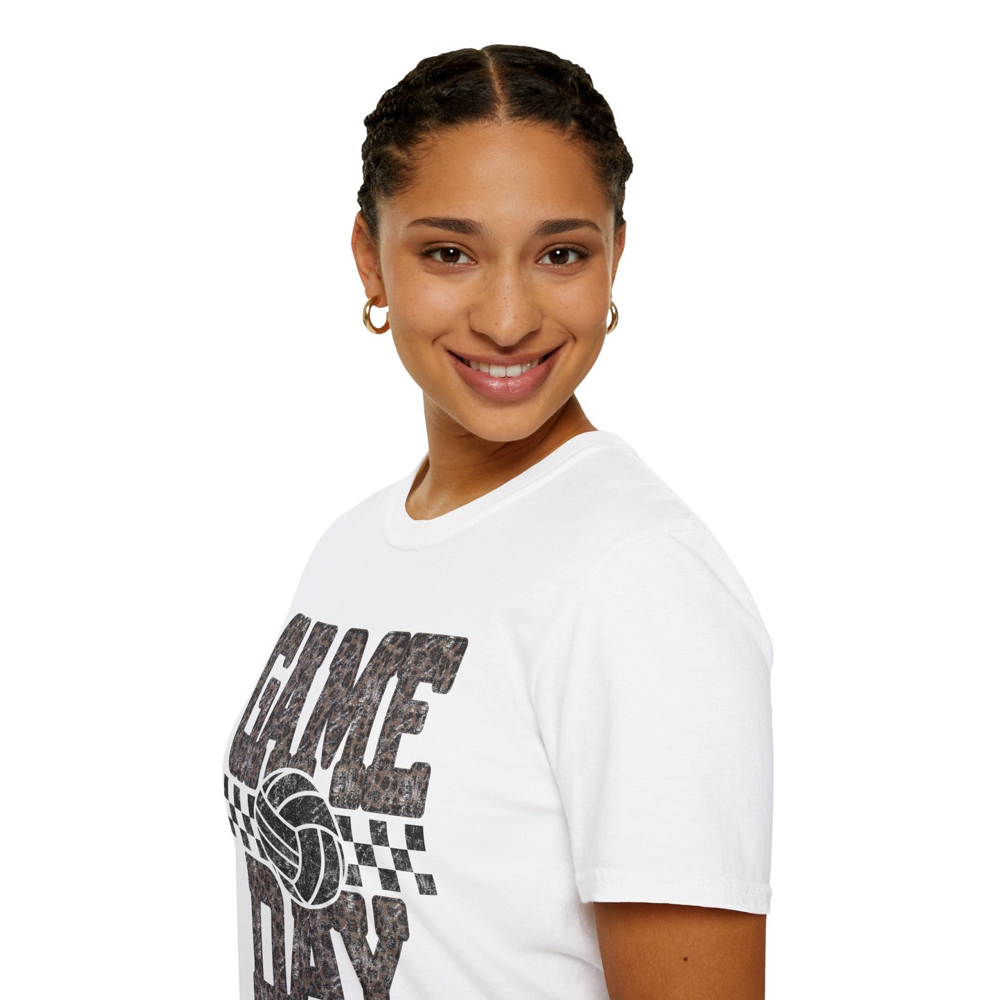 Game Day Vintage Checkered Volleyball Tee