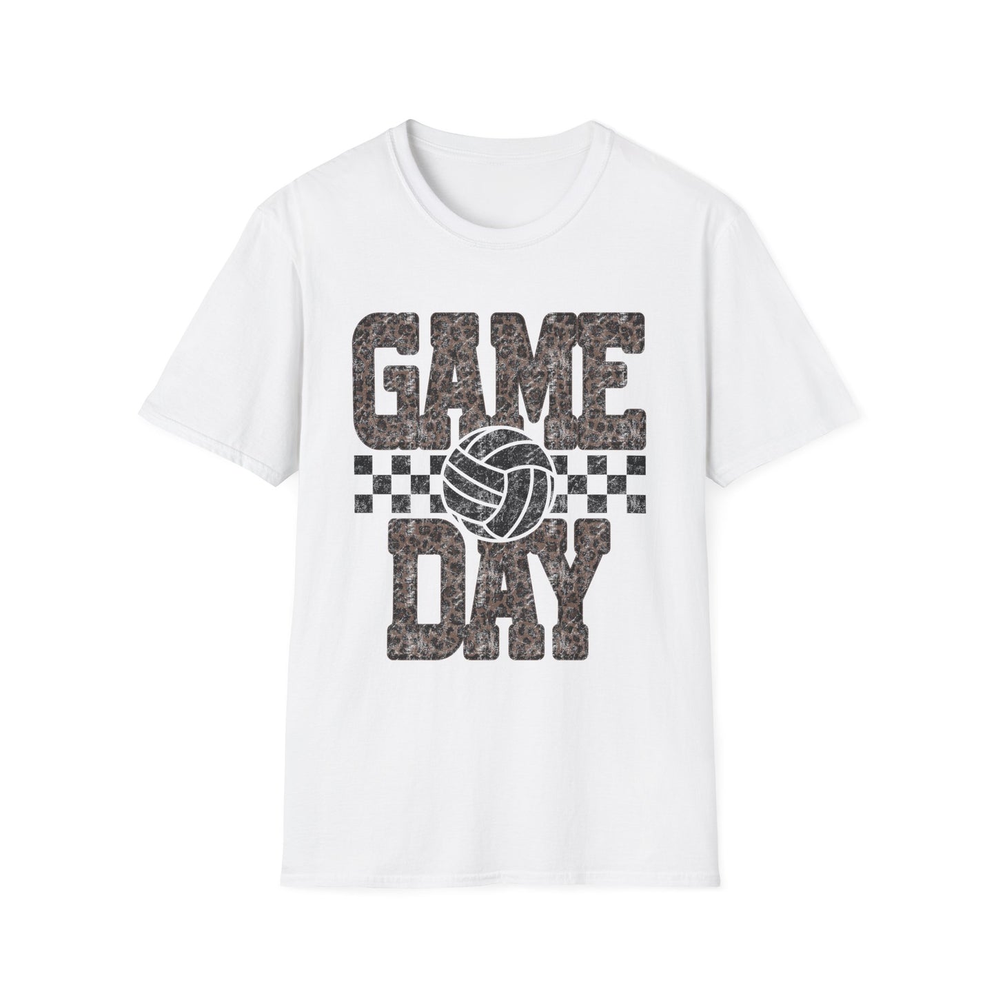 Game Day Vintage Checkered Volleyball Tee