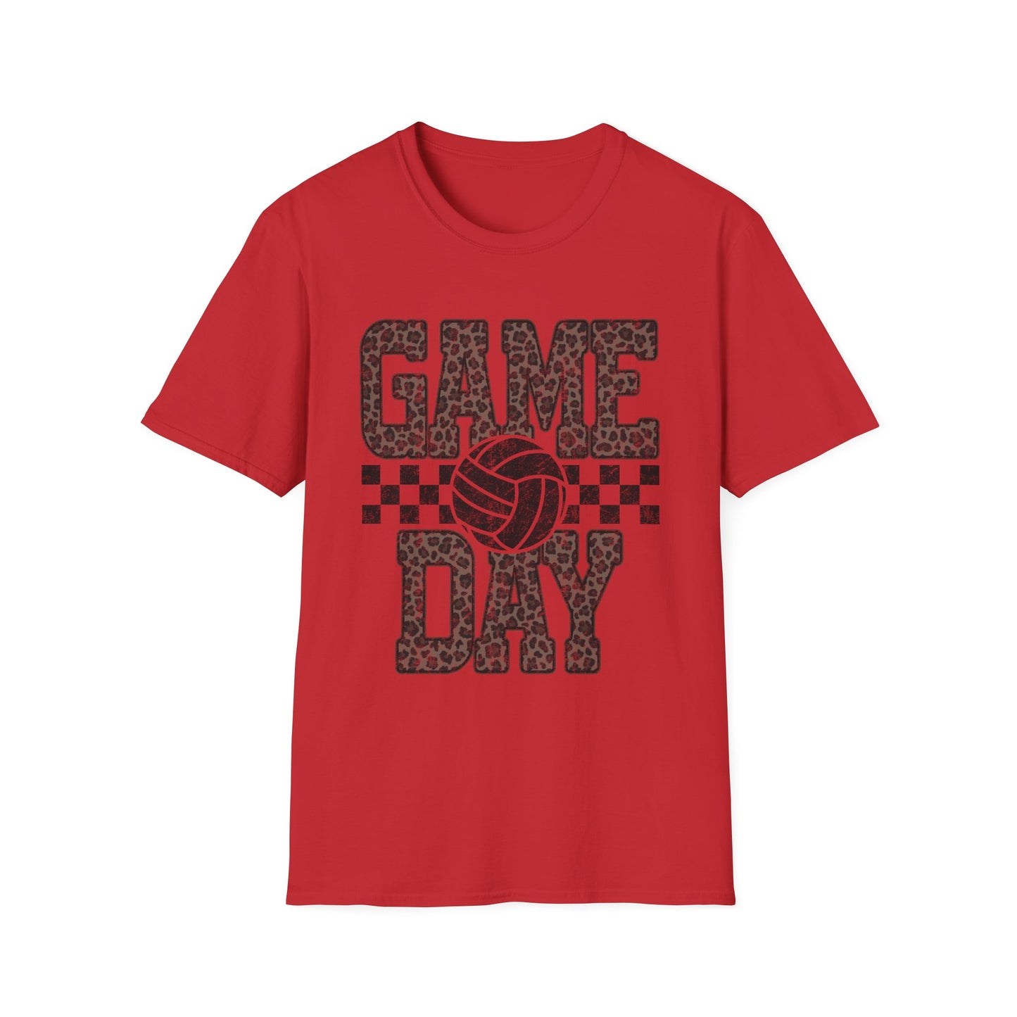 Game Day Vintage Checkered Volleyball Tee