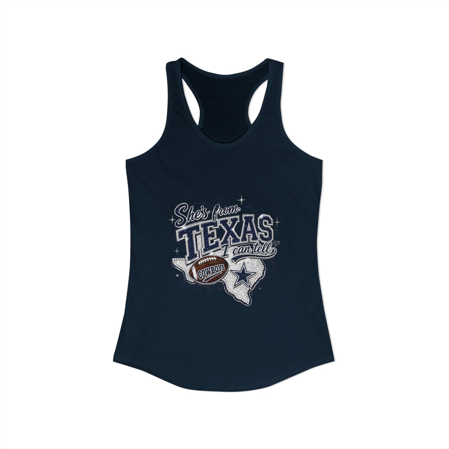 Women's She's From Texas Racerback Tank