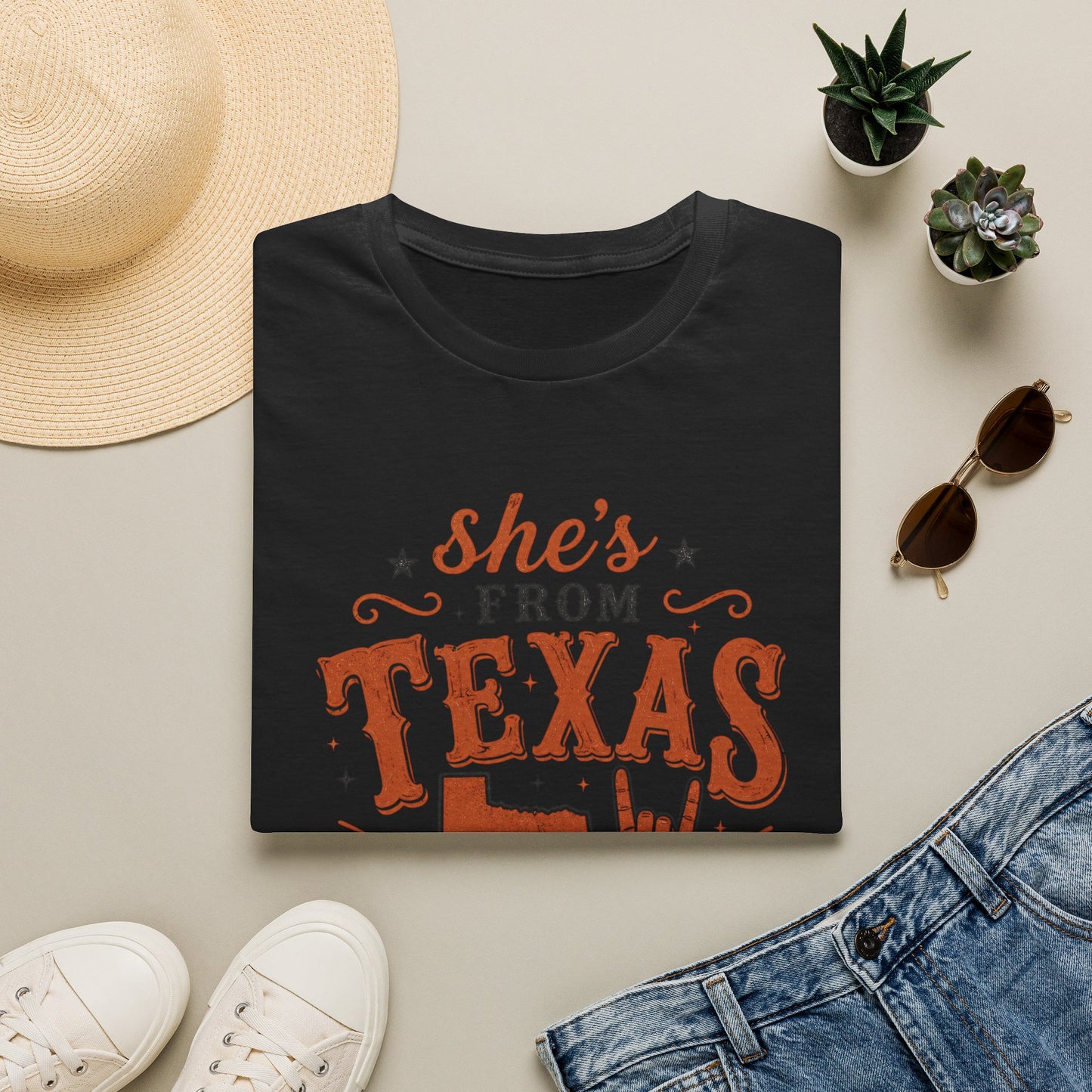 She’s From Texas-Longhorns Tee