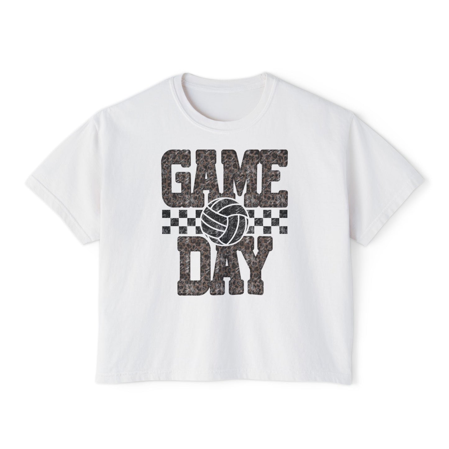 Game Day Volleyball Boxy Tee