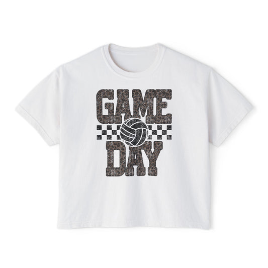 Game Day Volleyball Boxy Tee