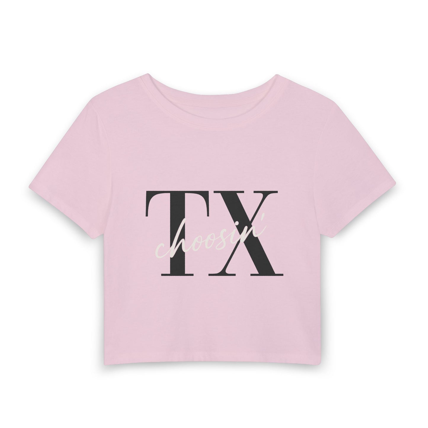 Choosin Texas Cropped Tee