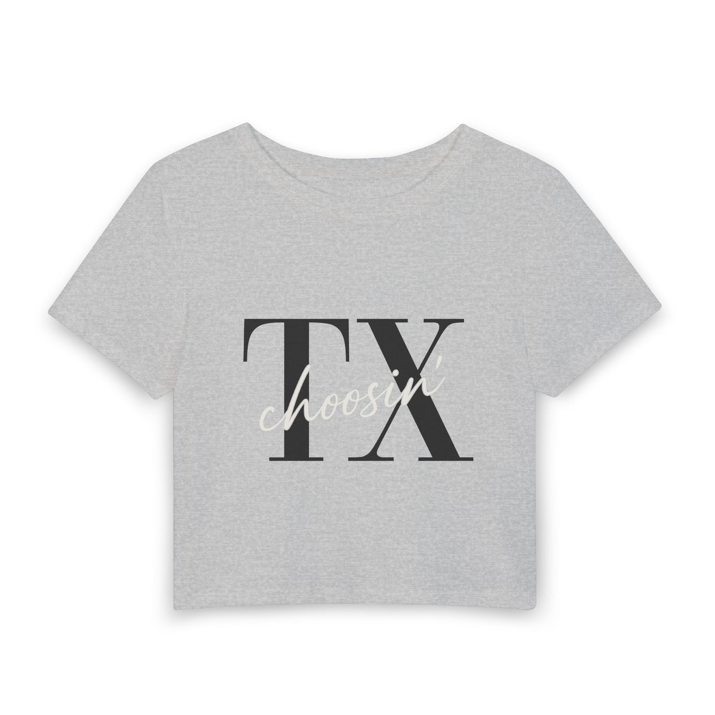 Choosin Texas Cropped Tee