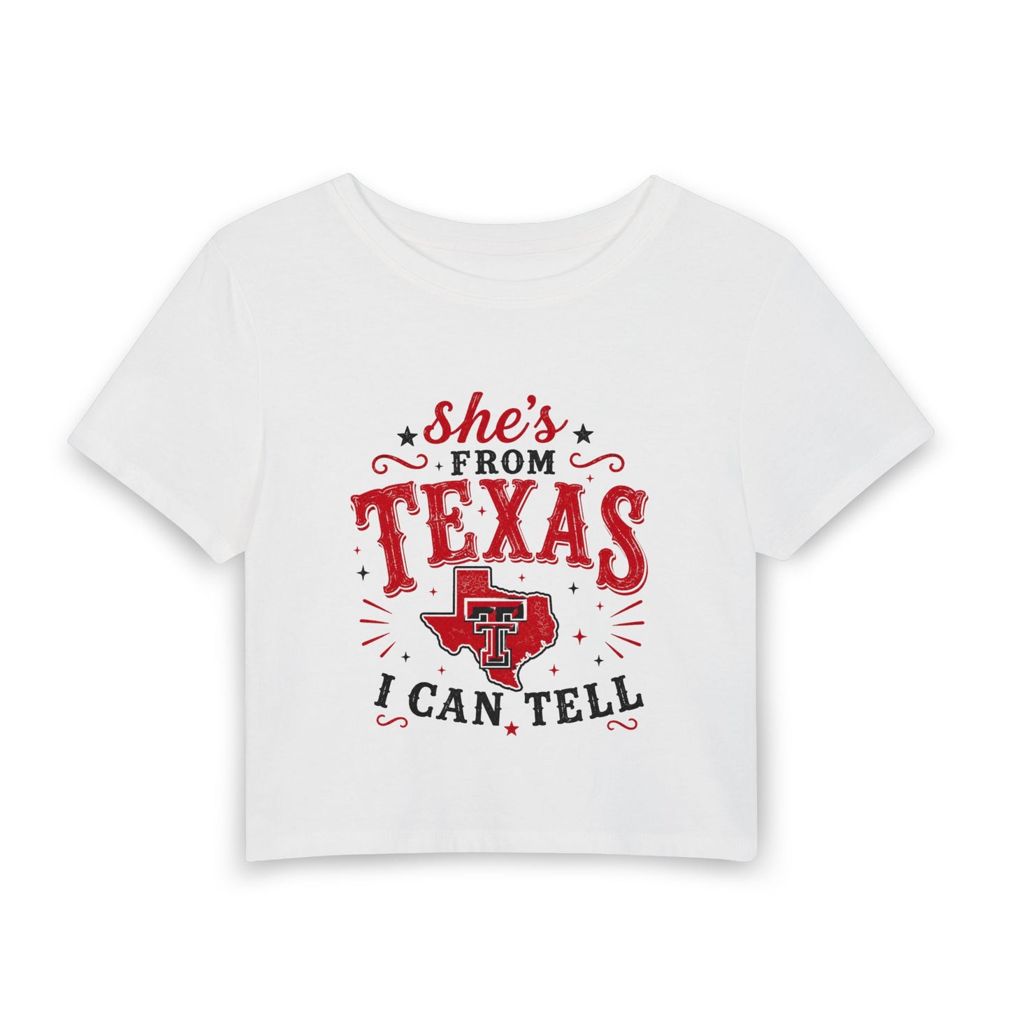 Women's Texas Tech Cropped Tee