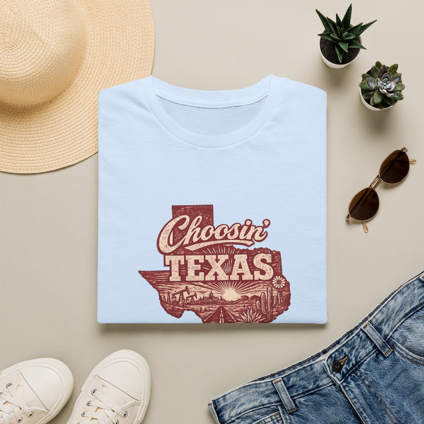 Choosin Texas Vintage Texas Tee