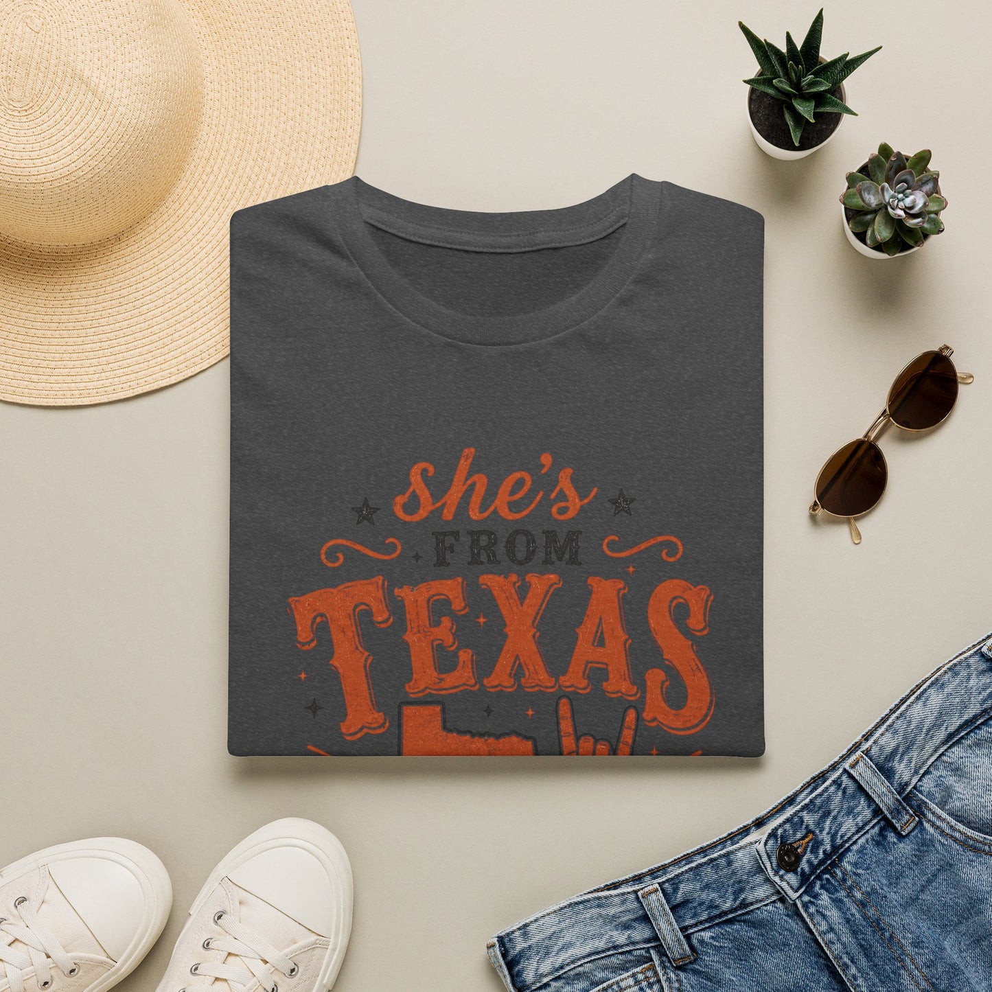 She’s From Texas-Longhorns Tee