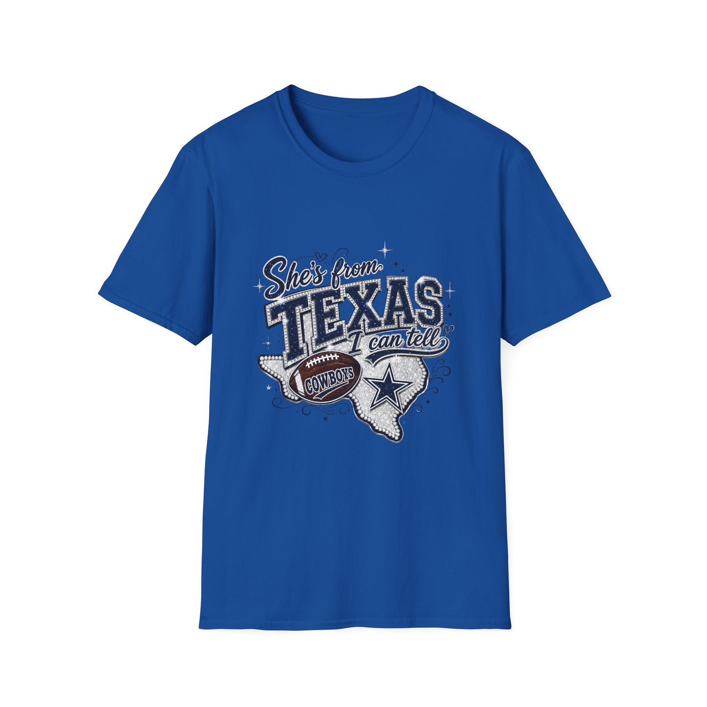 She's From Texas Graphic T-Shirt — Retro State Pride Tee
