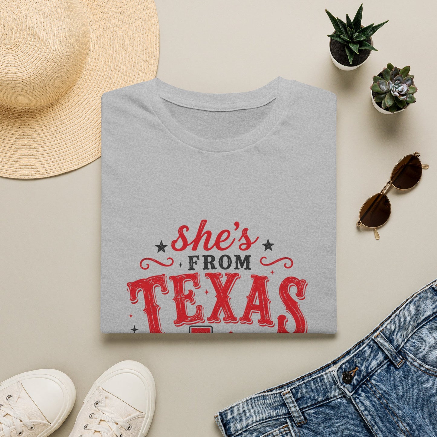 She's from Texas-Texas Tech T-Shirt