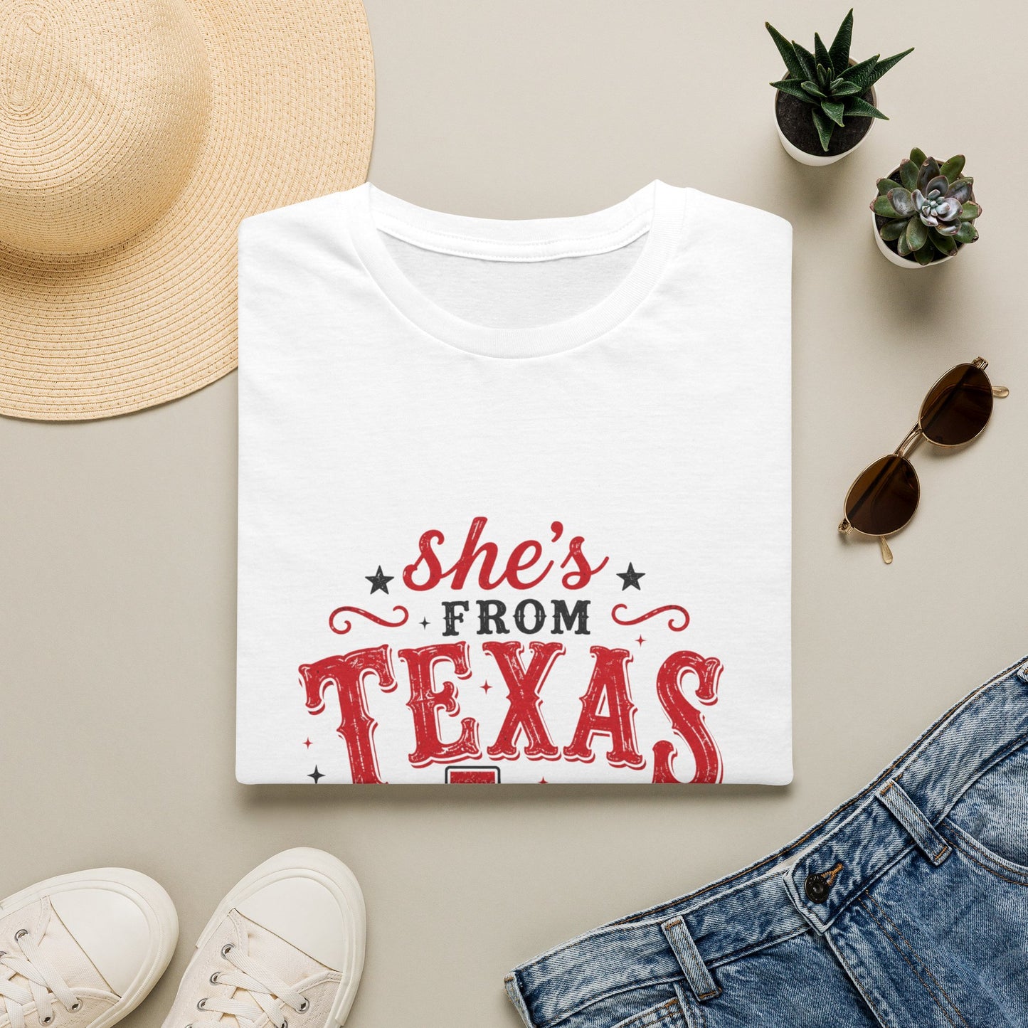 She's from Texas-Texas Tech T-Shirt