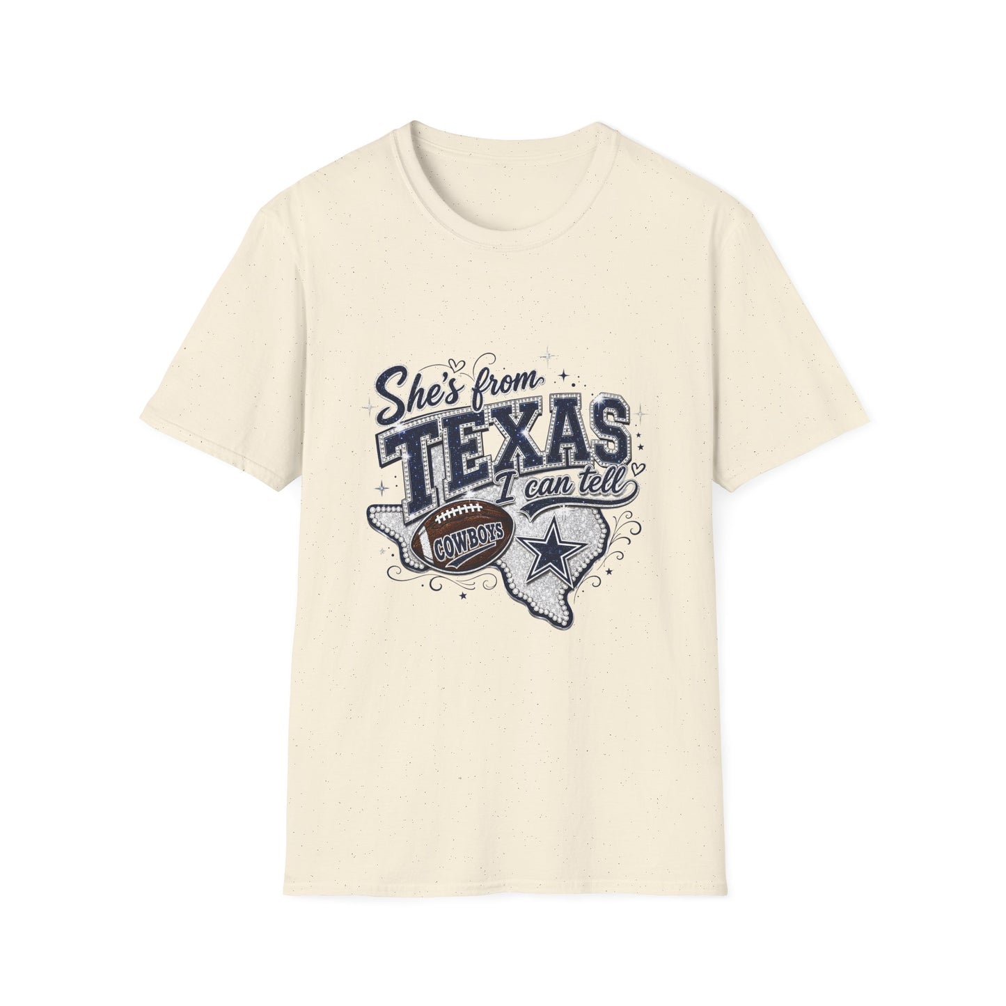 She's From Texas Graphic T-Shirt — Retro State Pride Tee