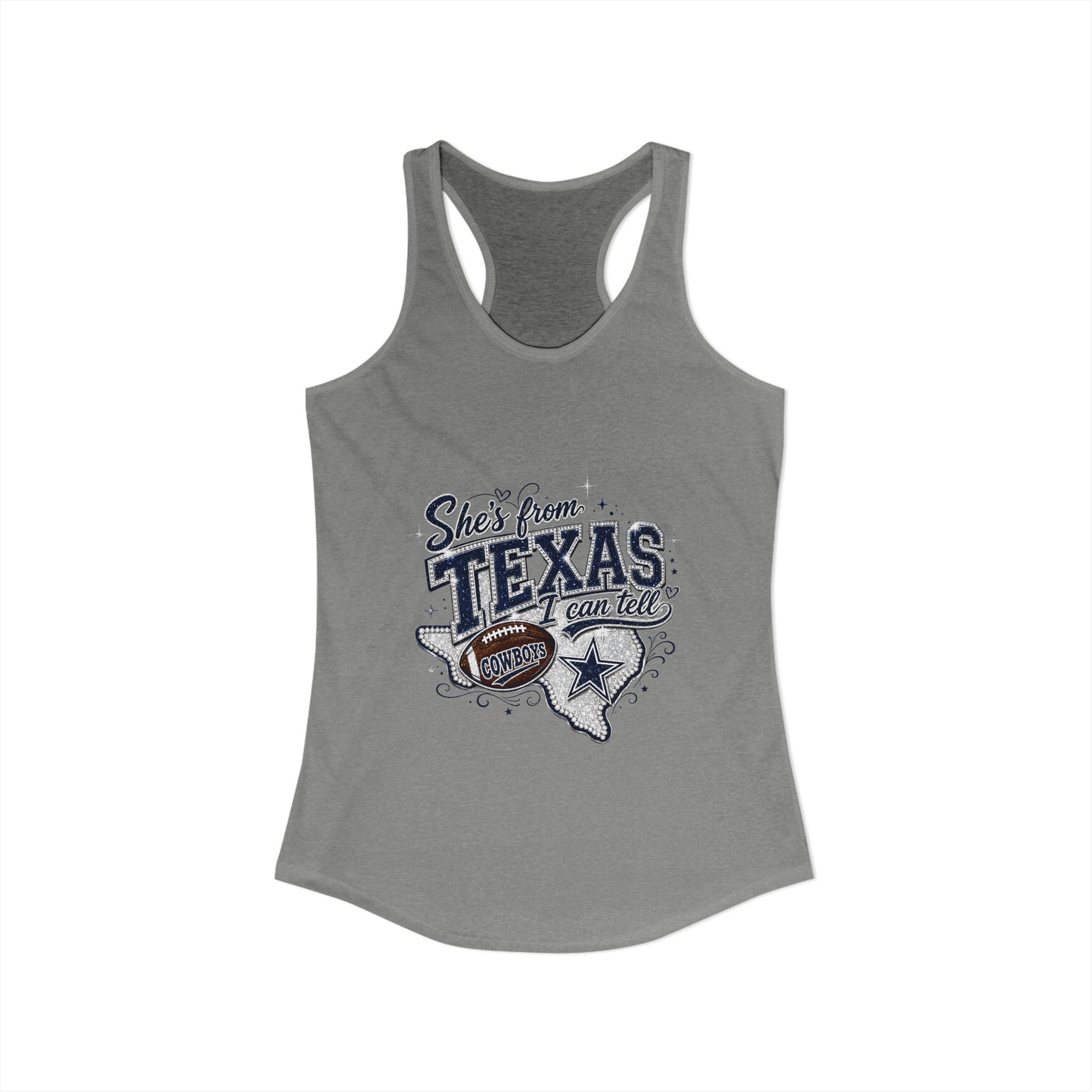 Women's She's From Texas Racerback Tank