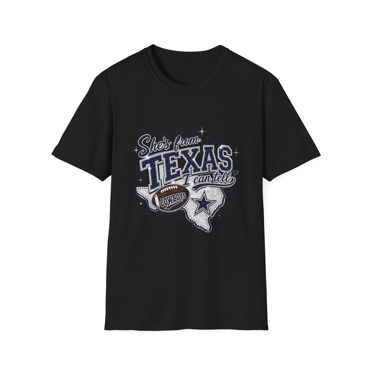 She's From Texas Graphic T-Shirt — Retro State Pride Tee