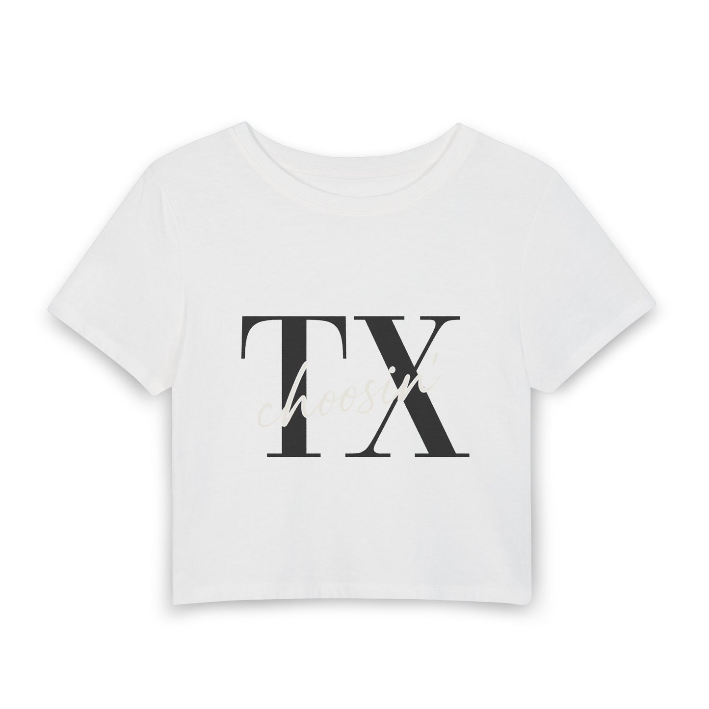 Choosin Texas Cropped Tee