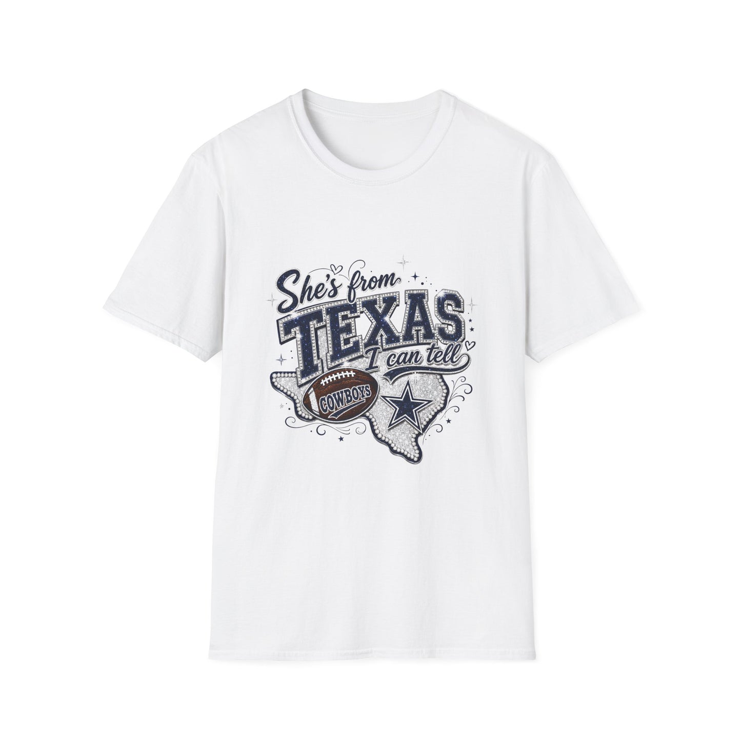 She's From Texas Graphic T-Shirt — Retro State Pride Tee