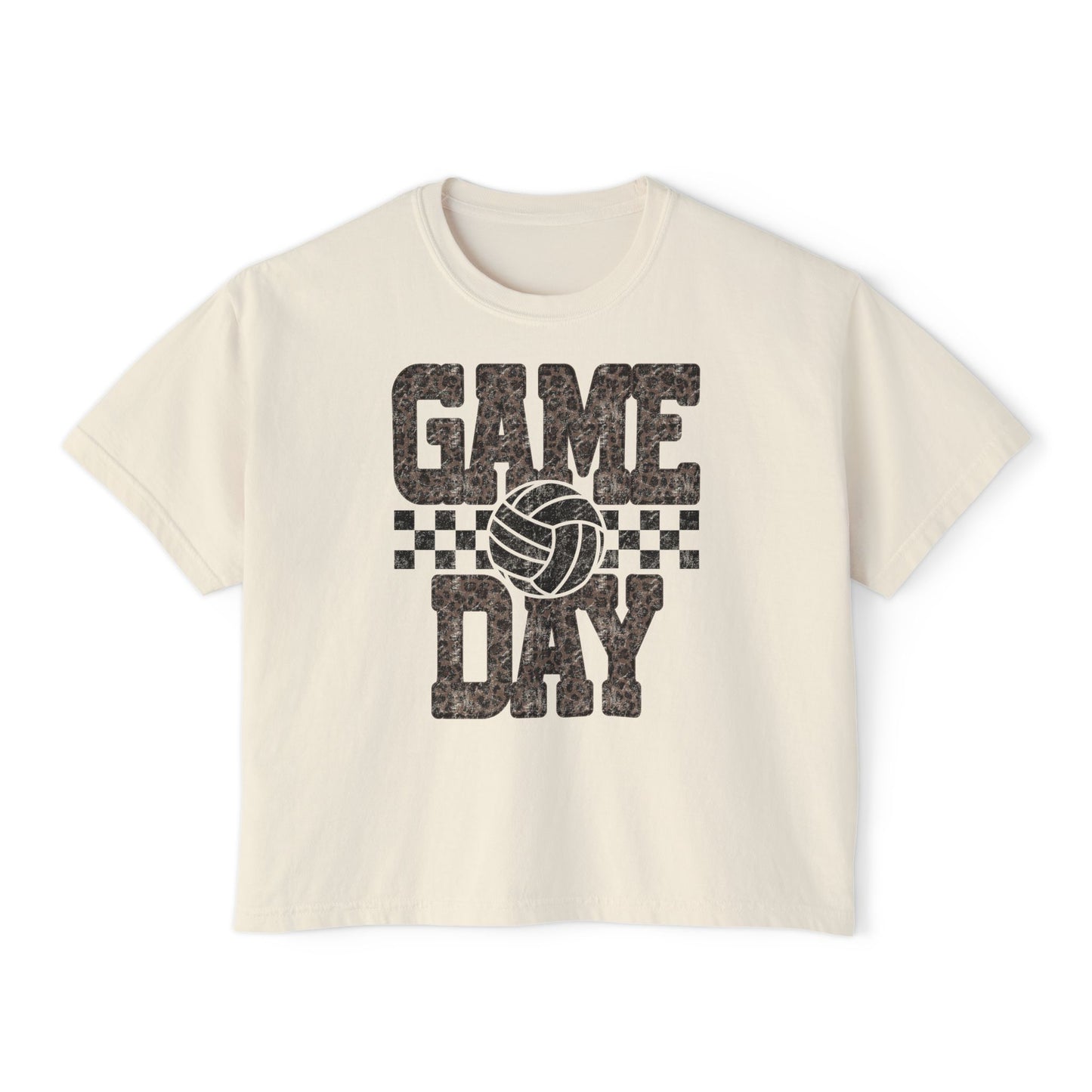 Game Day Volleyball Boxy Tee