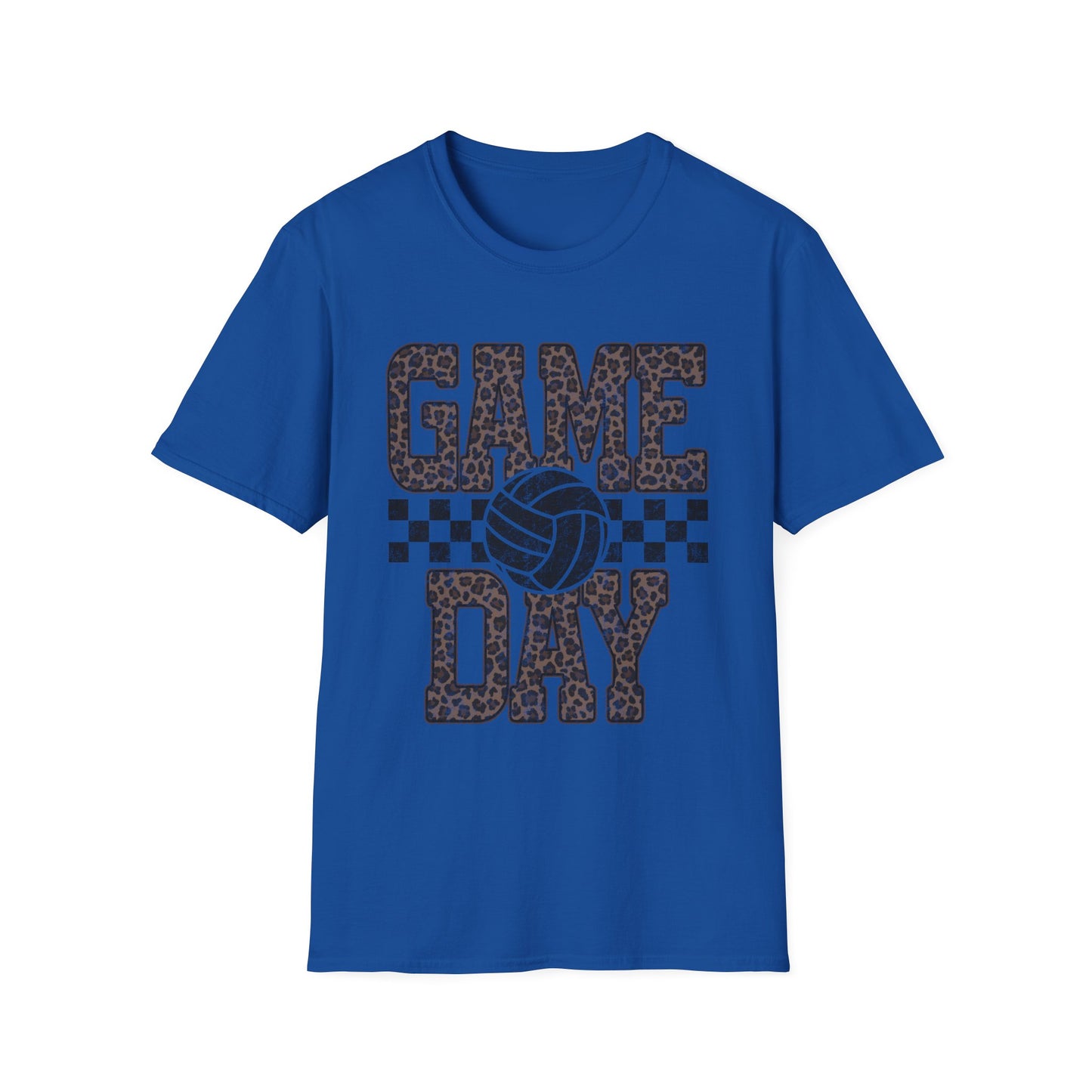 Game Day Vintage Checkered Volleyball Tee
