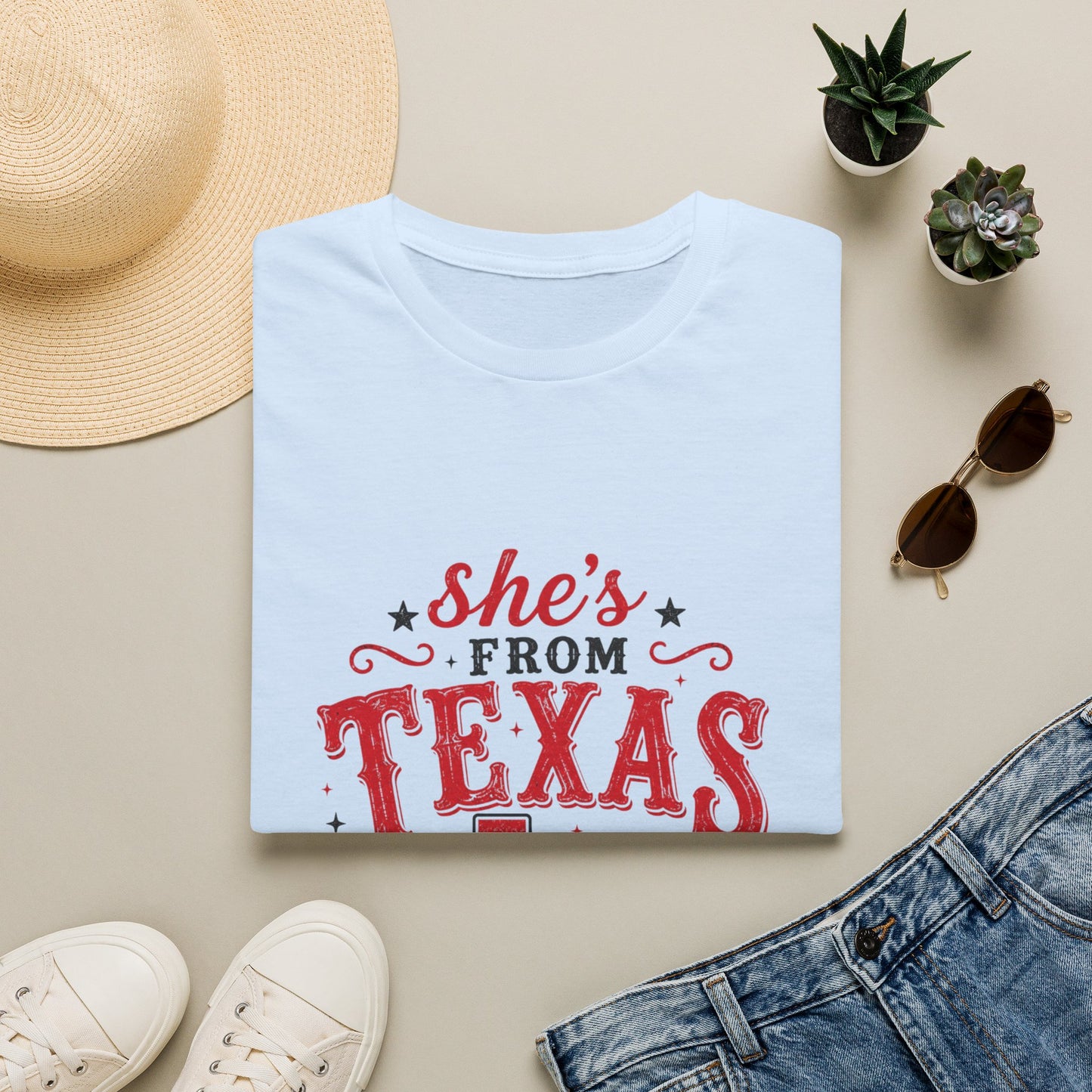 She's from Texas-Texas Tech T-Shirt