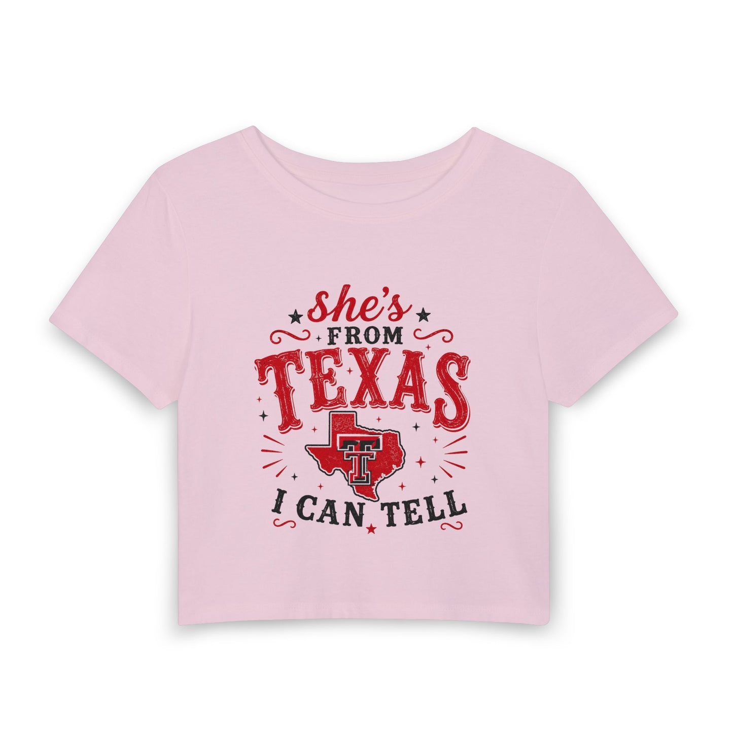 Women's Texas Tech Cropped Tee