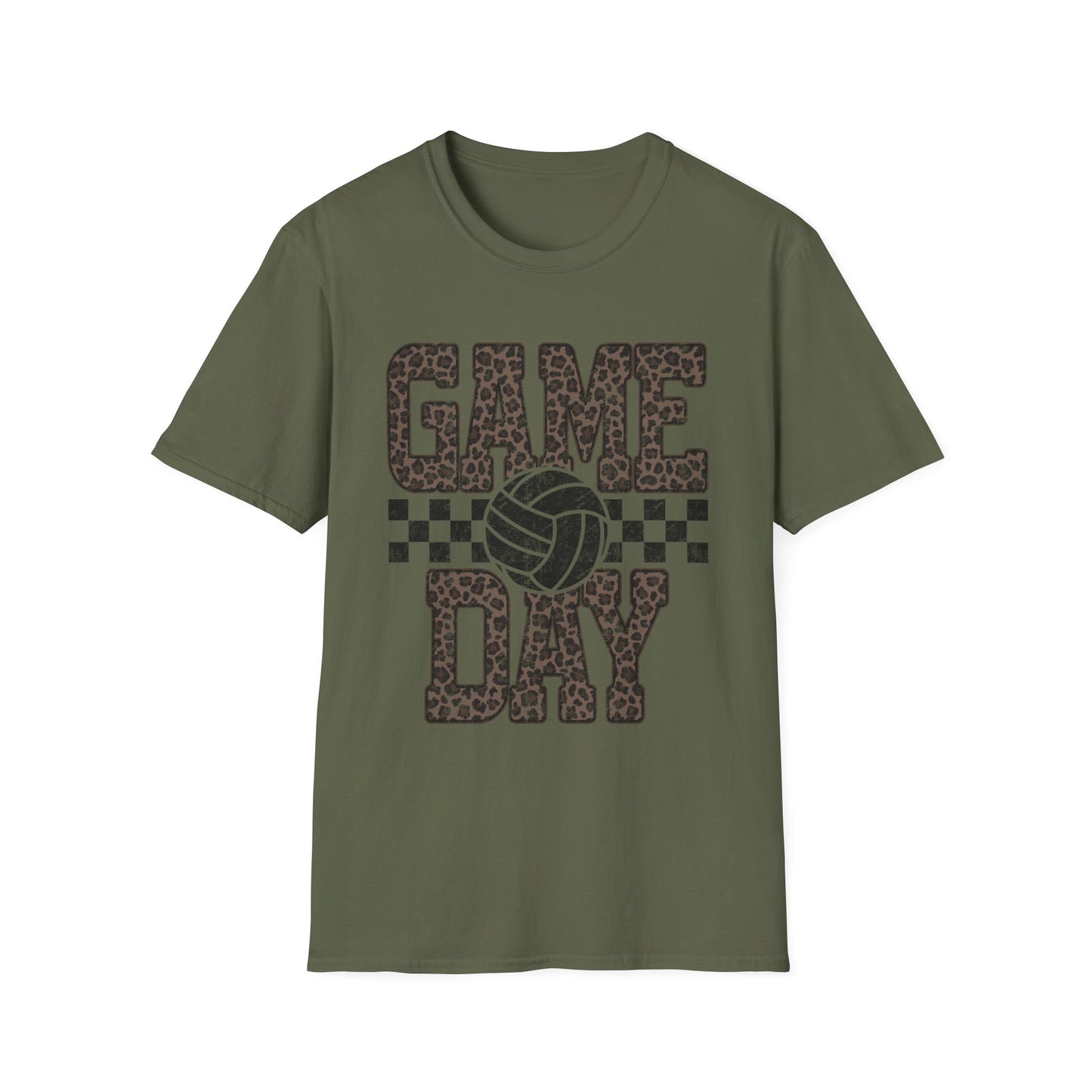 Game Day Vintage Checkered Volleyball Tee