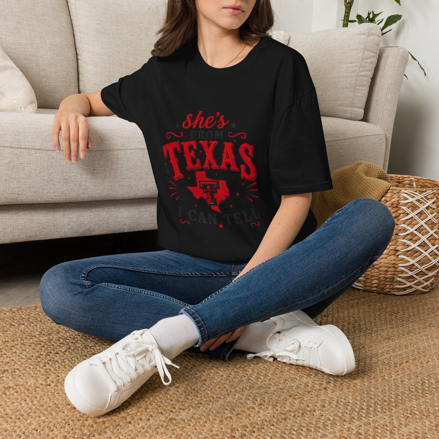 She's from Texas-Texas Tech T-Shirt