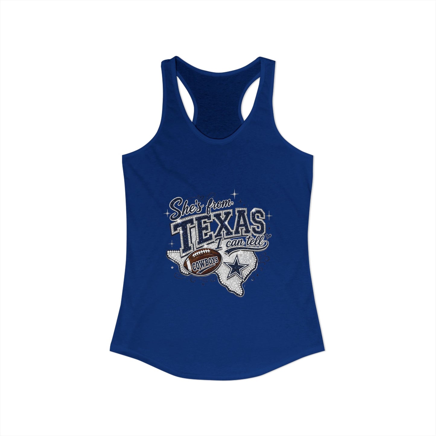 Women's She's From Texas Racerback Tank