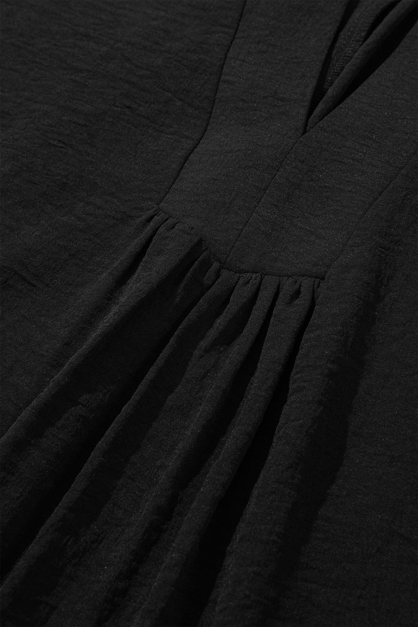 Flowy black maxi dress