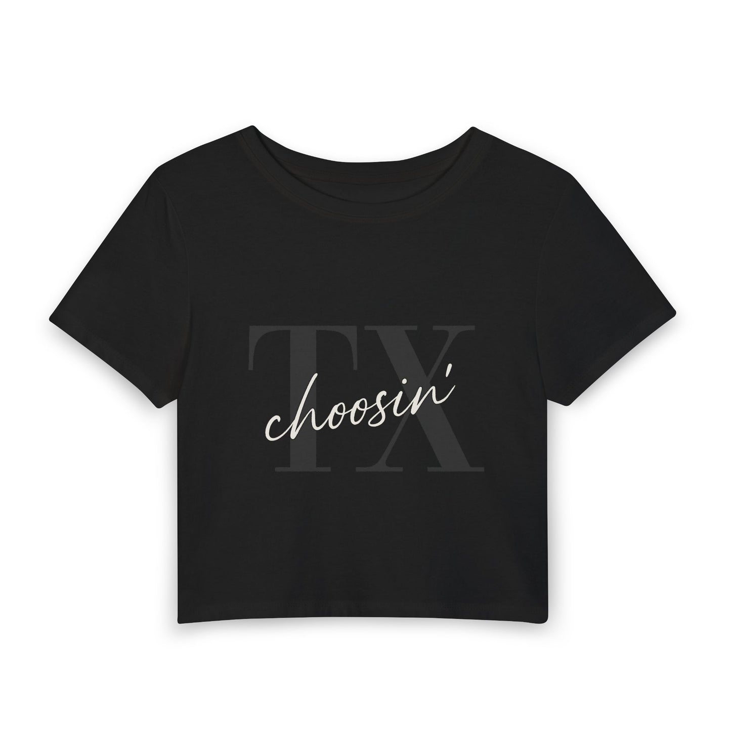 Choosin Texas Cropped Tee