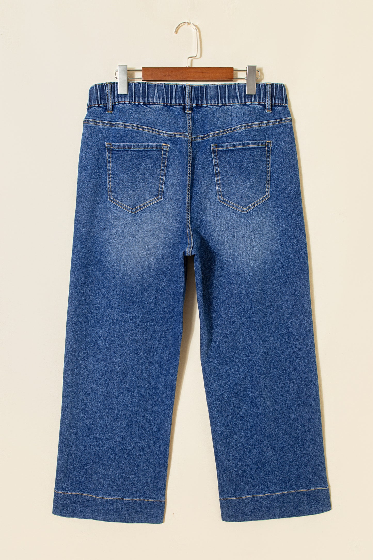 Lace-up Plus Size Jeans